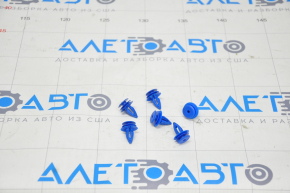 Clips for the center pillar trim lower right Tesla Model S 12-20 6 pcs set