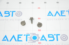 Screw for fastening rear bumper protection left long 3pcs set Tesla Model S 12-15