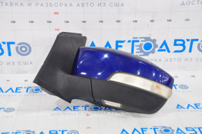 Side mirror left Ford Escape MK3 13-16 prerest 12 pins, turn signal, heating, backlight, blue