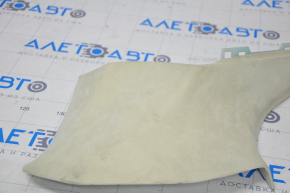 Rear trunk pillar trim left Tesla Model S 12-20 beige, fabric swelled, under chemical treatment