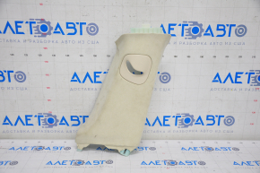 Upper center pillar trim right belt Tesla Model S 12-15 pre-rest, beige, fabric swelled, chemically treated
