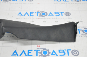 Upper left rear pillar trim Tesla Model S 12-20 pre-rest, type 2, black, swollen leather