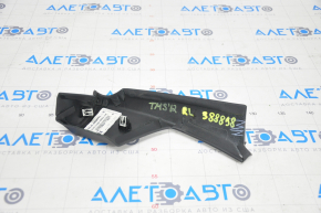 Upper left rear pillar trim Tesla Model S 12-20 pre-rest, type 2, black, swollen leather