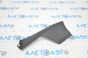 Upper left rear pillar trim Tesla Model S 12-20 pre-rest, type 2, black, swollen leather