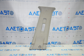 Center pillar trim upper belt right Nissan Leaf 13-17 gray, scratches