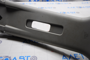 Center pillar trim upper belt right Nissan Leaf 13-17 gray, scratches