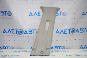 Center pillar trim upper belt right Nissan Leaf 13-17 gray, scratches