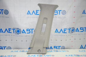 Center pillar trim upper belt right Nissan Leaf 13-17 gray, scratches
