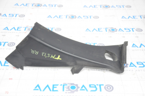 Tesla Model S 12-20 Black Rear Trunk Door Outer Trim, Right