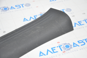 Door sill trim inner left Infiniti QX50 19-20 black scratches, broken fastening