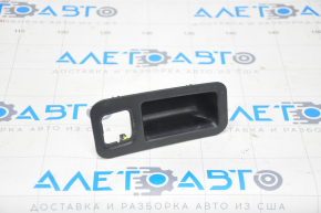 Left trunk lid handle Tesla Model S 12-21 black, under button, break fastener