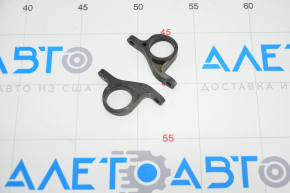 Lower left diffuser bracket 2pcs set Tesla Model S 12-20 plastic