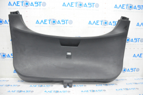 Lower trunk door trim Tesla Model S 12-20 black, scratches, dented, broken fastener