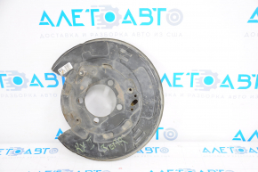 Rear left brake disc cover Lexus RX350 RX450h 10-15 FWD, with parking brake mechanism