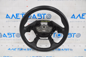 Naked steering wheel Ford Escape MK3 13-16 prerest leather black, scratch