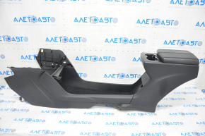 Tesla Model S 12-15 Pre-Resident Leather Center Console, Armrest, and Cup Holders, Black