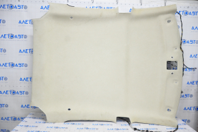 Tesla Model S 12-15 pre-restored ceiling trim, without sunroof, beige, tear, chemically treated