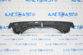 Front trunk lid trim front Tesla Model S 12-15 pre-rest RWD, chrome, cracked mount