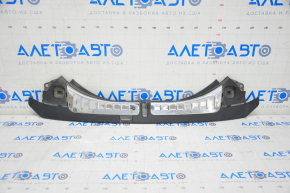 Front trunk lid trim front Tesla Model S 12-15 pre-rest RWD, chrome, cracked mount