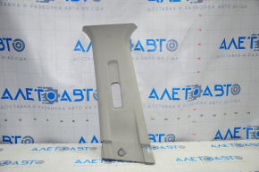 Center pillar trim upper belt left Nissan Leaf 13-17 gray, scratches