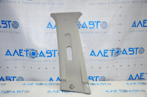 Center pillar trim upper belt left Nissan Leaf 13-17 gray, scratches