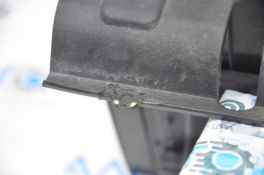 Tesla Model S 12-15 pre-restoration front trunk trough pocket lid, black, crepe break