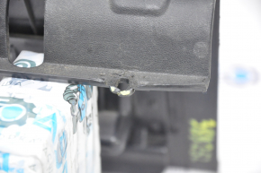 Tesla Model S 12-15 pre-restoration front trunk trough pocket lid, black, crepe break