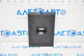 Tesla Model S 12-15 pre-restoration front trunk trough pocket lid, black, crepe break
