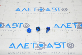Clips for the rear pillar trim lower left Tesla Model S 12-15 pre-restyling, 3 pcs incomplete