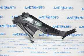 Rear pillar trim lower right Tesla Model S 12-15 pre-rest, black, type 2, under chemical, scratches