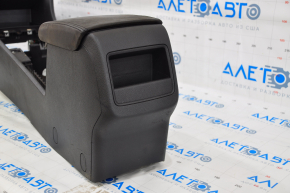 Console central armrest VW Passat b7 12-15 USA black, scratches, without plug, armrest for cleaning