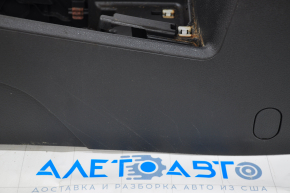 Console central armrest VW Passat b7 12-15 USA black, scratches, without plug, armrest for cleaning