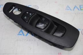 Front left window lift control for Nissan Pathfinder 13-20 black, 2 automatic, with black trim
