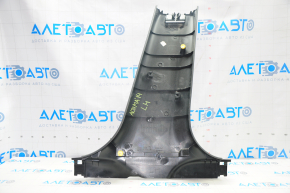 Center pillar trim lower left Nissan Altima 13-18 black, scratch