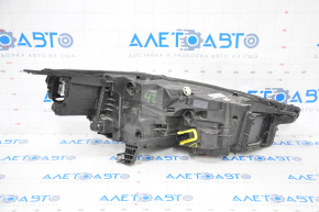 Headlight front left naked Infiniti QX50 19-20 LED broken glass, cracks in the housing