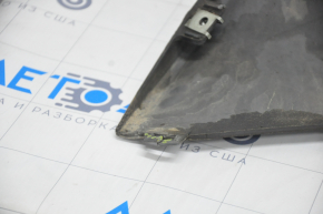 Tesla Model S 12-15 pre-restoration rear bumper lip, structure, scratches, broken mount, tear, pressed