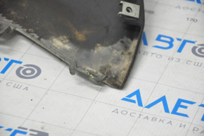 Tesla Model S 12-15 pre-restoration rear bumper lip, structure, scratches, broken mount, tear, pressed