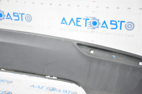 Tesla Model S 12-15 pre-restoration rear bumper lip, structure, scratches, broken mount, tear, pressed