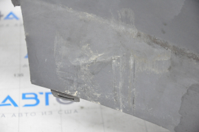 Tesla Model S 12-15 pre-restoration rear bumper lip, structure, scratches, broken mount, tear, pressed