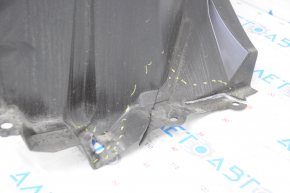 Front left fender liner Infiniti QX50 19-20 missing fragment, tears, dented
