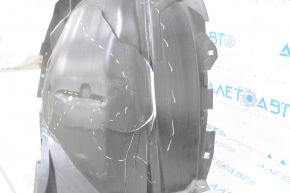 Front right fender liner Infiniti QX50 19-20 missing fragment, tears, dented