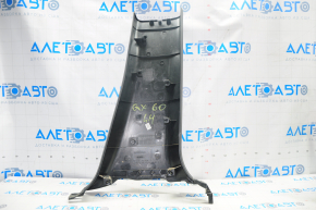 Center pillar trim lower left Infiniti JX35 QX60 13- type 1 black, scratches