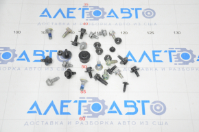 Hardware for rear right door Infiniti QX50 19-25 incomplete