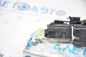 Tesla Model S 12-15 hood lock on two hinges, large pre-restoration, with actuator