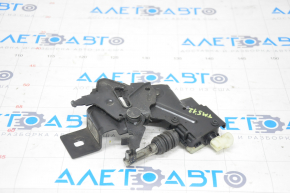 Tesla Model S 12-15 hood lock on two hinges, large pre-restoration, with actuator