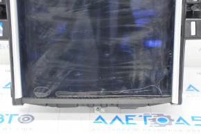 Monitor, display, navigation Tesla Model S 12-15 TEGRA, display leaked, under repair, pokes on chrome