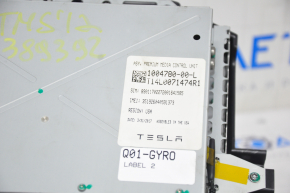 Monitor, display, navigation Tesla Model S 12-15 TEGRA, display leaked, under repair, pokes on chrome