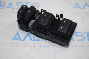 Front left window lift control Honda Civic X FC 16-21 4d black, 2 auto, no keyless, buttons worn out