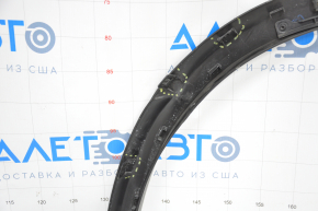 Front right fender arch trim Infiniti QX50 19-20 dented, scratches, fastener tears, missing bracket fragment