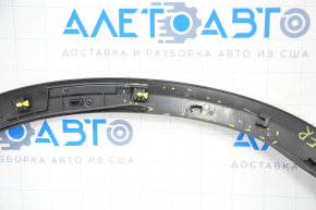 Front right fender arch trim Infiniti QX50 19-20 dented, scratches, fastener tears, missing bracket fragment